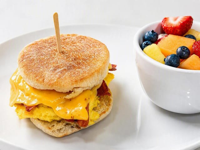 English Muffin Sandwich.